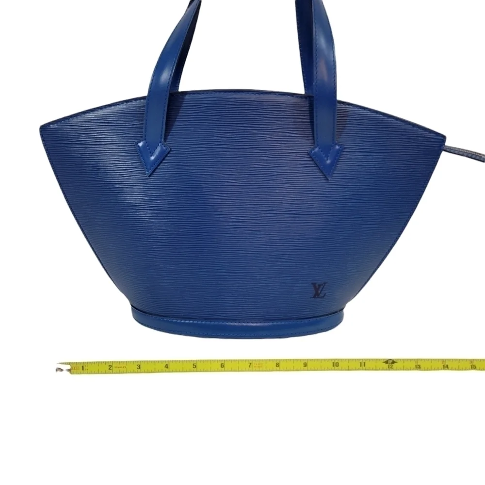 Louis Vuitton Blue Epi Saint Jacques PM Shoulder Bag Excellent Condition